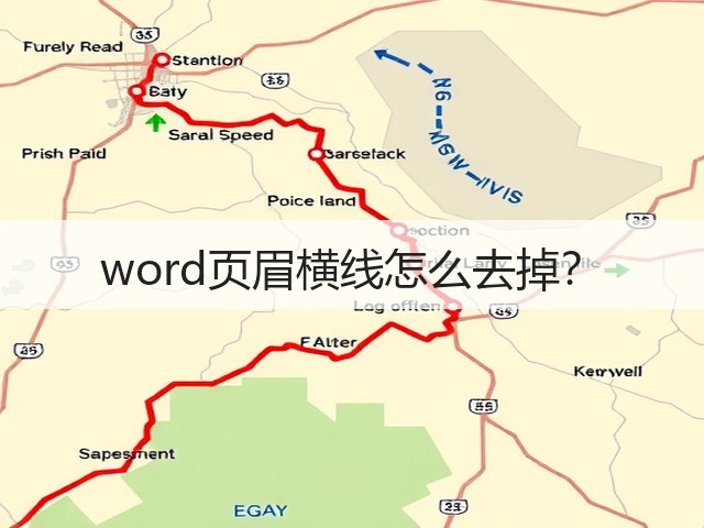 word页眉横线怎么去掉?(图1) word页眉横线怎么去掉?(图1)