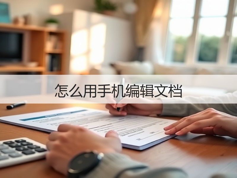 怎么用手机编辑文档 - 诺云壹观办公网