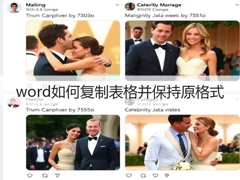 word如何复制表格并保持原格式 - 诺云壹观办公网