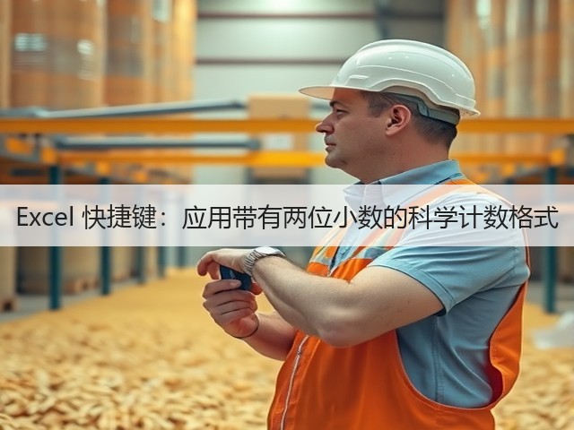 Excel 快捷键：应用带有两位小数的科学计数格式(图2)