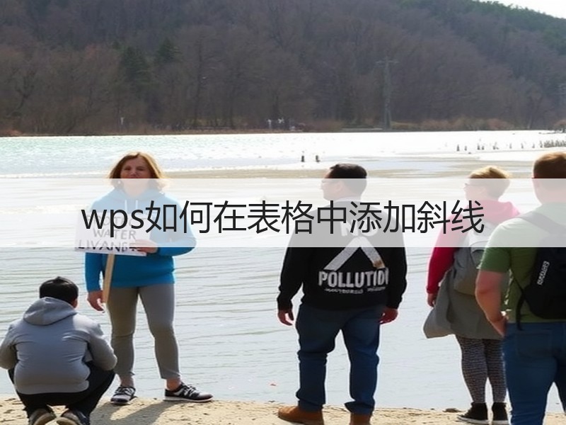 wps如何在表格中添加斜线 - 诺云壹观办公网