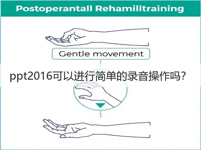 ppt2016可以进行简单的录音操作吗?(图3) ppt2016可以进行简单的录音操作吗?(图3)