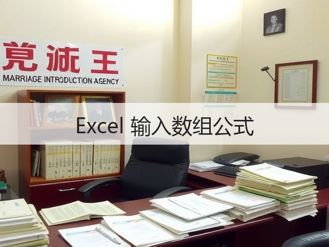 Excel 输入数组公式(图2)