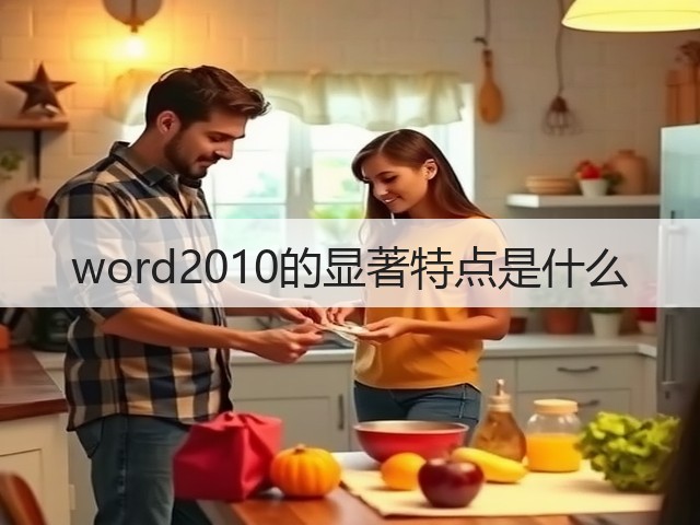 word2010的显著特点是什么(图3)