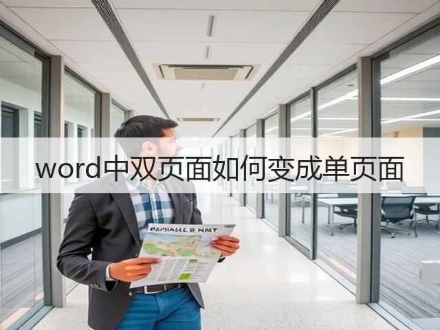 word中双页面如何变成单页面(图2)