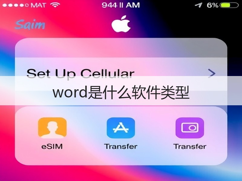word是什么软件类型 - 诺云壹观办公网