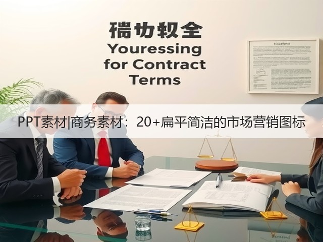 PPT素材|商务素材:20+扁平简洁的市场营销图标(图3) PPT素材|商务素材:20+扁平简洁的市场营销图标(图3)