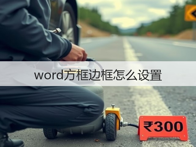 word方框边框怎么设置(图2) word方框边框怎么设置(图2)