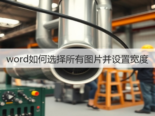 word如何选择所有图片并设置宽度(图2) word如何选择所有图片并设置宽度(图2)