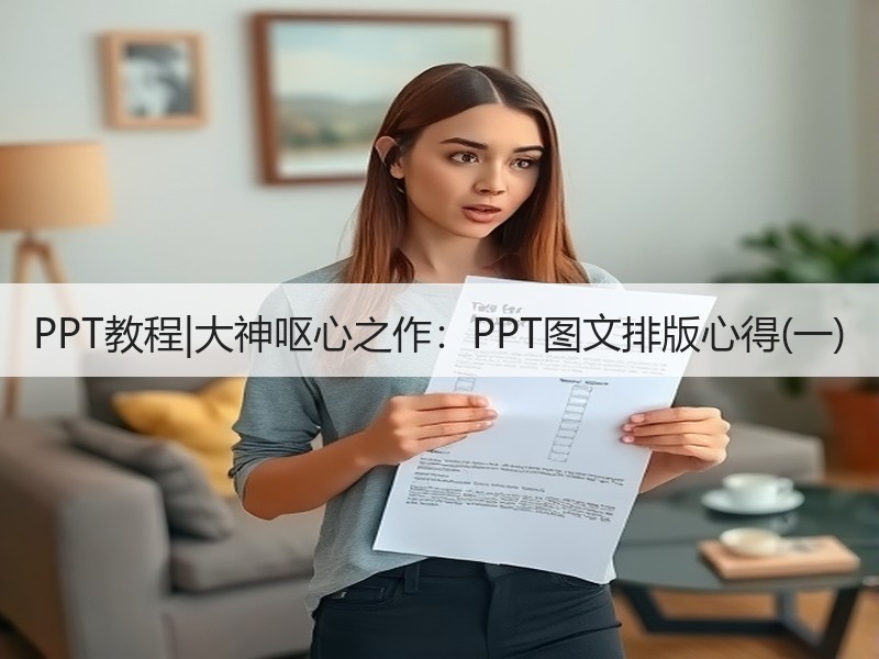 PPT教程|大神呕心之作：PPT图文排版心得(一) - 诺云壹观办公网
