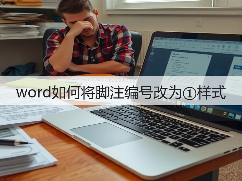 word如何将脚注编号改为①样式 - 诺云壹观办公网