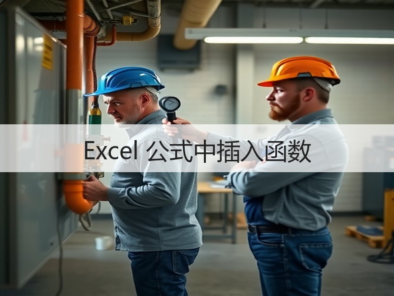 Excel 公式中插入函数 - 诺云壹观办公网