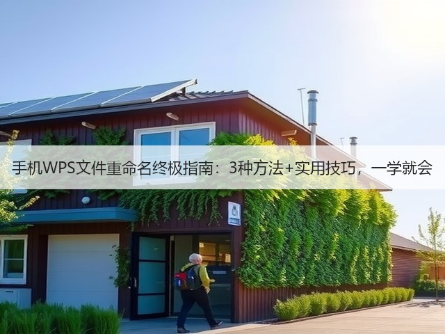 手机WPS文件重命名终极指南:3种方法+实用技巧,一学就会(图3) 手机WPS文件重命名终极指南:3种方法+实用技巧,一学就会(图3)