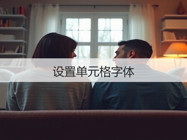 设置单元格字体(图3) 设置单元格字体(图3)