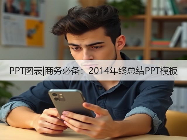 PPT图表|商务必备：2014年终总结PPT模板(图1)
