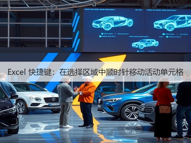 Excel 快捷键:在选择区域中顺时针移动活动单元格(图2) Excel 快捷键:在选择区域中顺时针移动活动单元格(图2)
