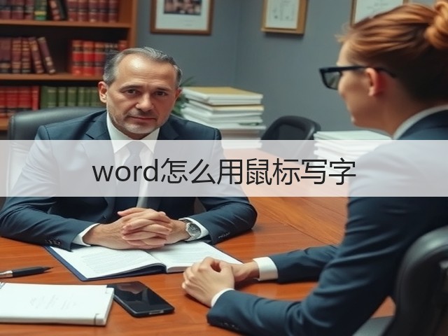 word怎么用鼠标写字(图2) word怎么用鼠标写字(图2)