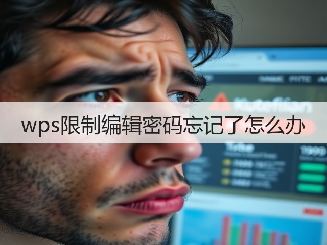 wps限制编辑密码忘记了怎么办(图3)