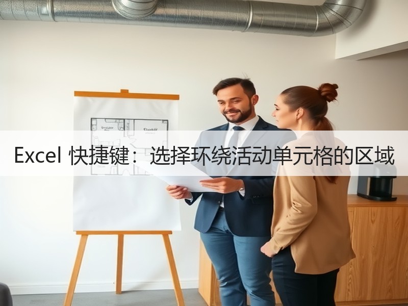 Excel 快捷键：选择环绕活动单元格的区域 - 诺云壹观办公网