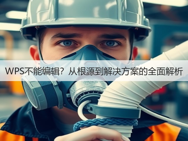 WPS不能编辑?从根源到解决方案的全面解析(图1) WPS不能编辑?从根源到解决方案的全面解析(图1)