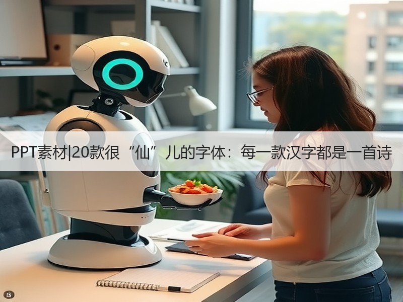 PPT素材|20款很“仙”儿的字体：每一款汉字都是一首诗 - 诺云壹观办公网