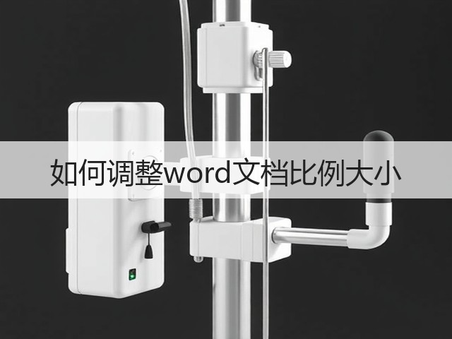 如何调整word文档比例大小(图3) 如何调整word文档比例大小(图3)