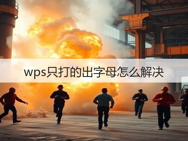 wps只打的出字母怎么解决(图1) wps只打的出字母怎么解决(图1)