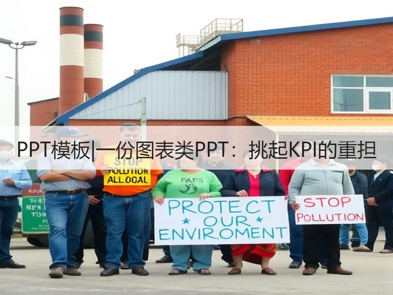 PPT模板|一份图表类PPT：挑起KPI的重担 - 诺云壹观办公网