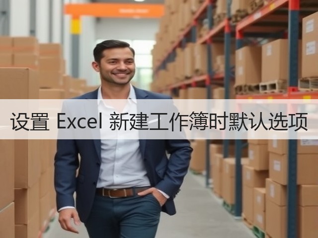 设置 Excel 新建工作簿时默认选项(图2) 设置 Excel 新建工作簿时默认选项(图2)