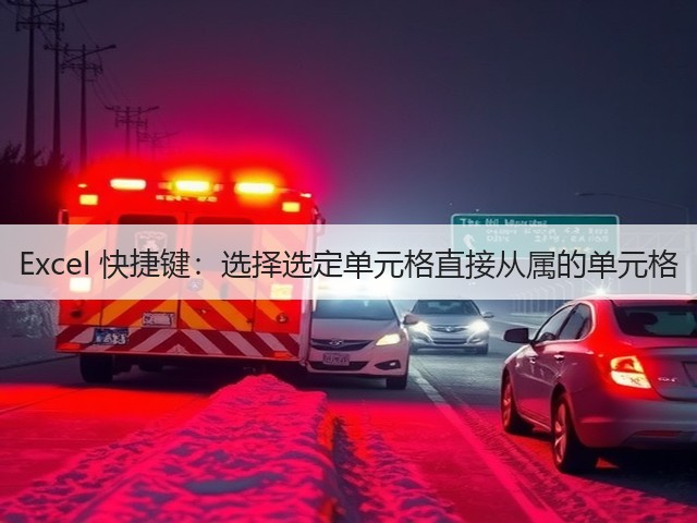 Excel 快捷键:选择选定单元格直接从属的单元格(图1) Excel 快捷键:选择选定单元格直接从属的单元格(图1)