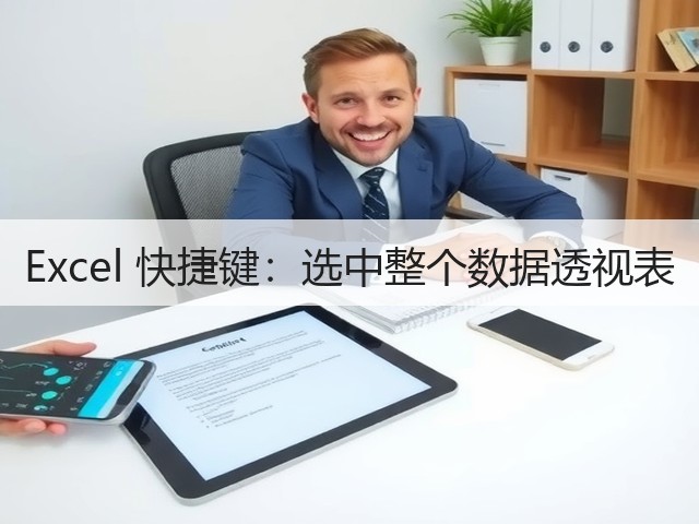 Excel 快捷键:选中整个数据透视表(图1) Excel 快捷键:选中整个数据透视表(图1)