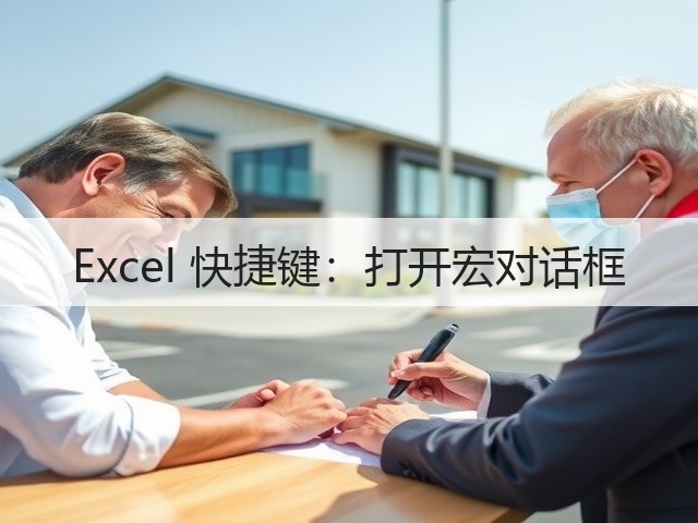 Excel 快捷键:打开宏对话框(图1) Excel 快捷键:打开宏对话框(图1)