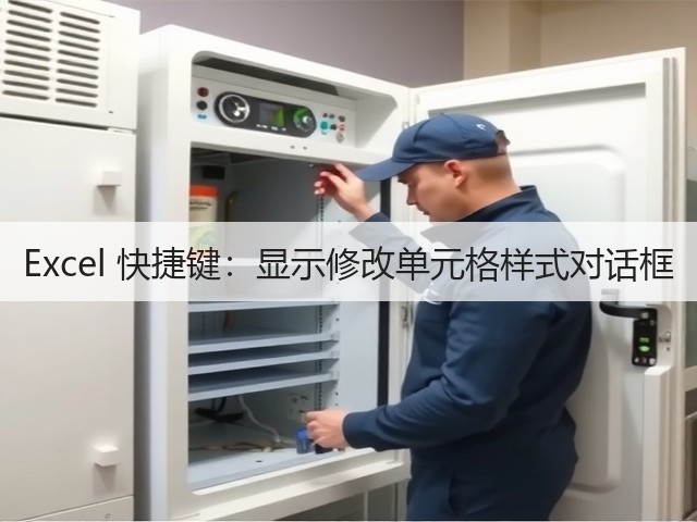 Excel 快捷键:显示修改单元格样式对话框(图1) Excel 快捷键:显示修改单元格样式对话框(图1)