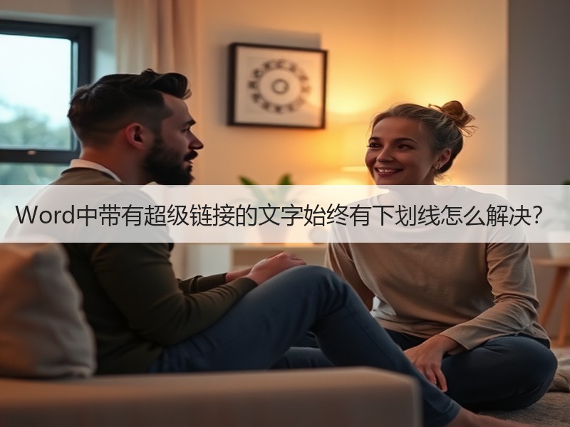 Word中带有超级链接的文字始终有下划线怎么解决？ - 诺云壹观办公网