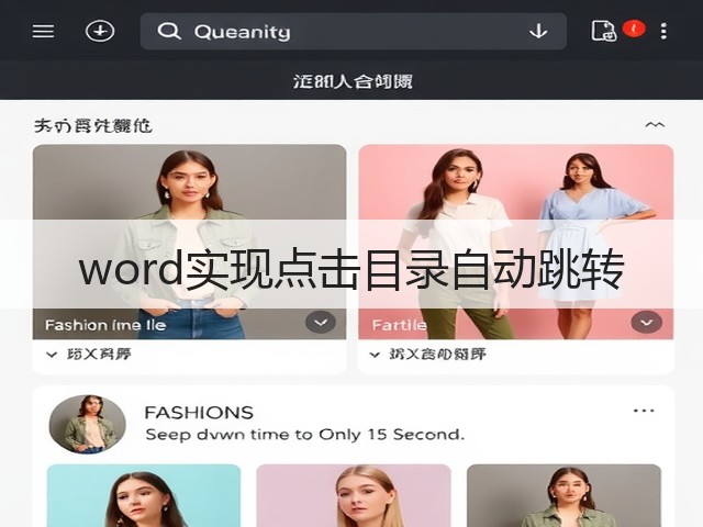 word实现点击目录自动跳转(图1) word实现点击目录自动跳转(图1)