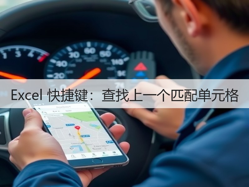 Excel 快捷键：查找上一个匹配单元格 - 诺云壹观办公网