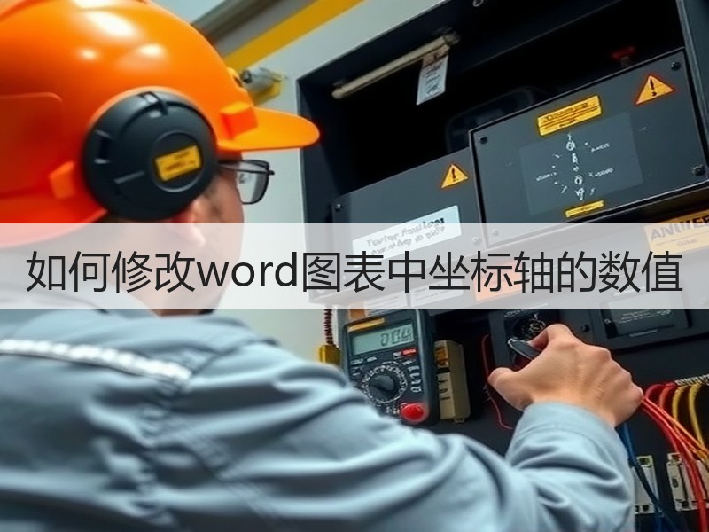 如何修改word图表中坐标轴的数值 - 诺云壹观办公网