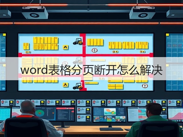 word表格分页断开怎么解决(图2) word表格分页断开怎么解决(图2)