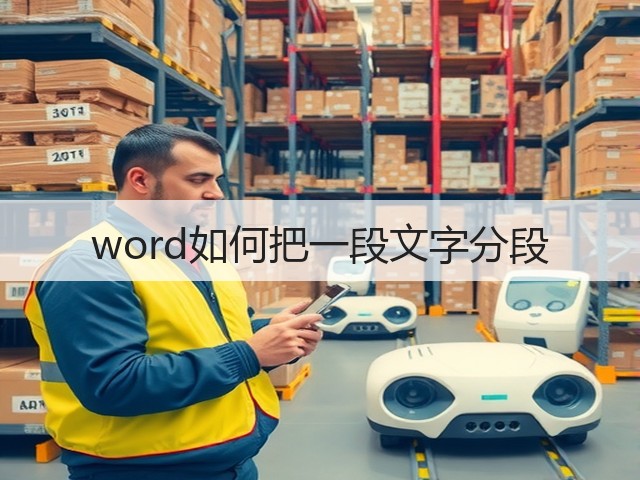 word如何把一段文字分段(图3)