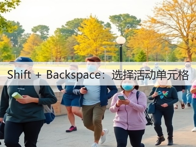 Shift + Backspace:选择活动单元格(图2) Shift + Backspace:选择活动单元格(图2)