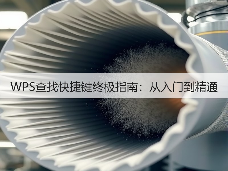 WPS查找快捷键终极指南：从入门到精通 - 诺云壹观办公网