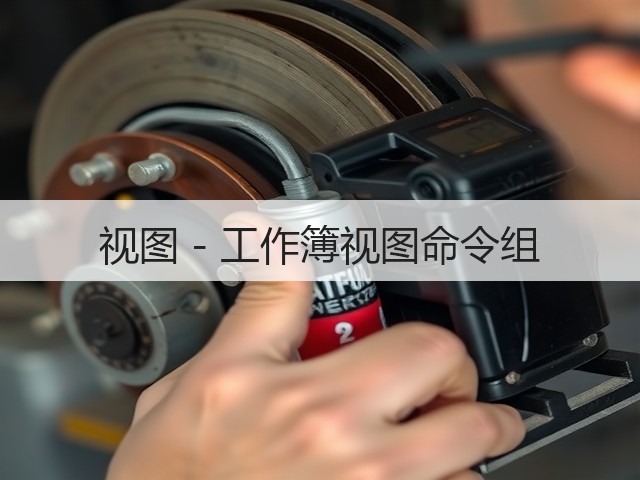 视图 - 工作簿视图命令组(图2) 视图 - 工作簿视图命令组(图2)