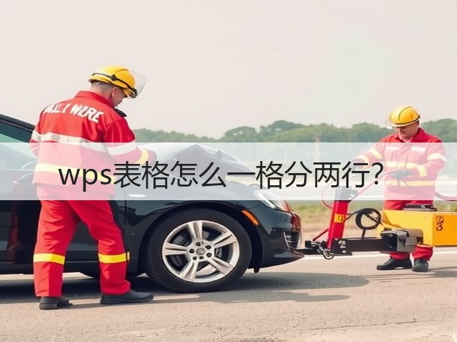 wps表格怎么一格分两行?(图2) wps表格怎么一格分两行?(图2)