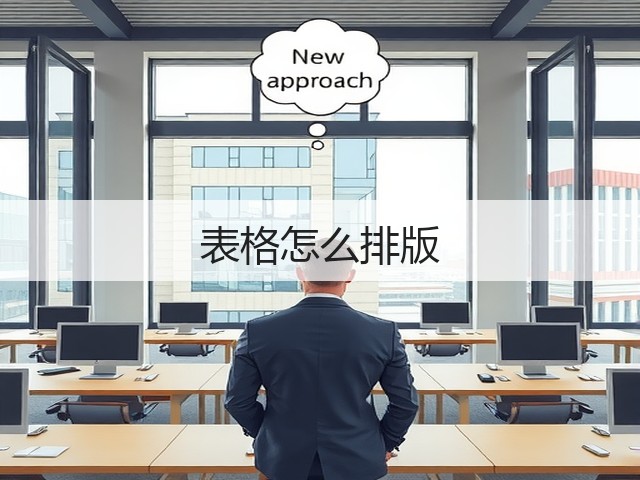 表格怎么排版(图1) 表格怎么排版(图1)