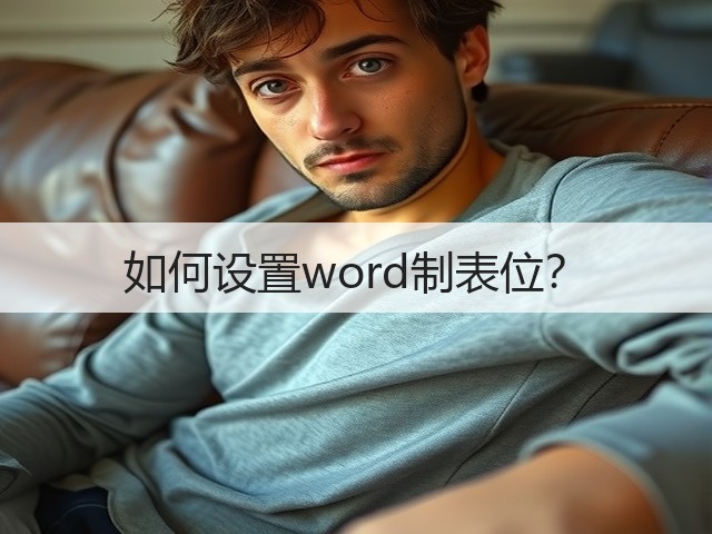 如何设置word制表位?(图2) 如何设置word制表位?(图2)
