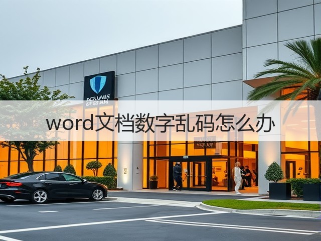word文档数字乱码怎么办(图3)