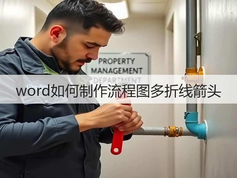 word如何制作流程图多折线箭头 - 诺云壹观办公网