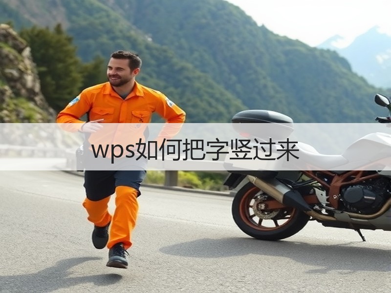 wps如何把字竖过来 - 诺云壹观办公网