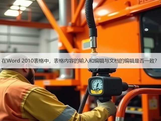 在Word 2010表格中,表格内容的输入和编辑与文档的编辑是否一致?(图3) 在Word 2010表格中,表格内容的输入和编辑与文档的编辑是否一致?(图3)