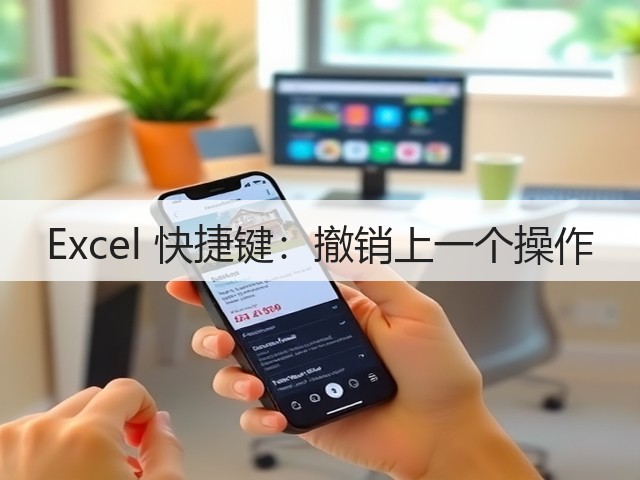 Excel 快捷键:撤销上一个操作(图3) Excel 快捷键:撤销上一个操作(图3)